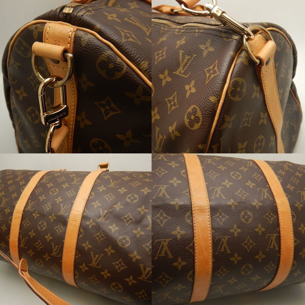 LOUIS VUITTON Authentic Brown Monogram Boston Bag - Picture 6 of 10